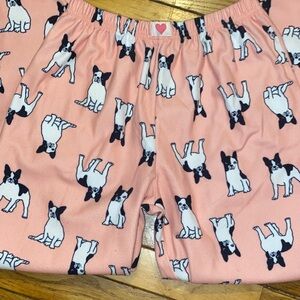 Carter's Pink Dog Print Kids Pajama Bottoms
